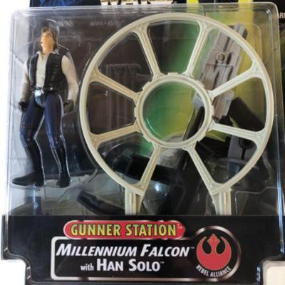 1038 - Star Wars 3.75 Diorama Hans Solo and Darth Vader