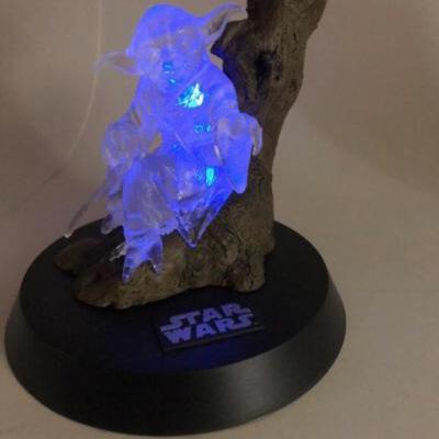 1048 - Star Wars illuminated Yoda Sculpture, 6 1/2â€ tall