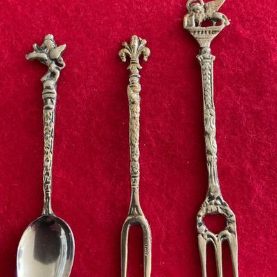 Ornate Italian Spoon And Forks