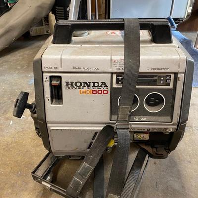 Small Honda EX 800 Portable Generator
