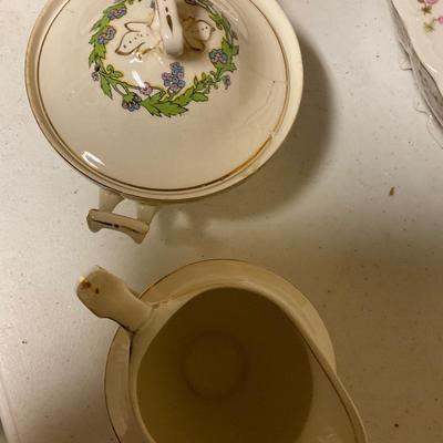 Vintage Dishes. Cracked, Chipped Or Broken.
