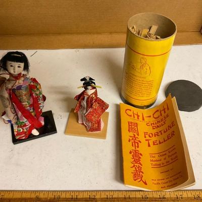 Dolls Made In Japan And Chinese Fortune Teller