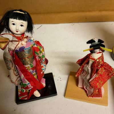 Dolls Made In Japan And Chinese Fortune Teller