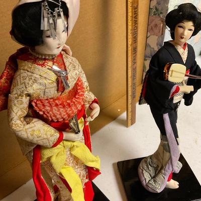 Asian Geisha Dolls/ kimekomi Doll
