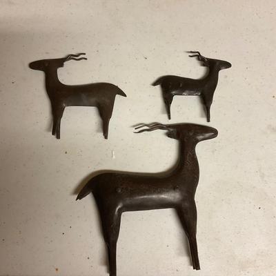 Vintage Metal Antelope
