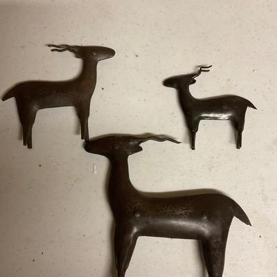 Vintage Metal Antelope