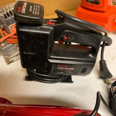 Sander, Scroller Saw, Buffer And Small Vacuum