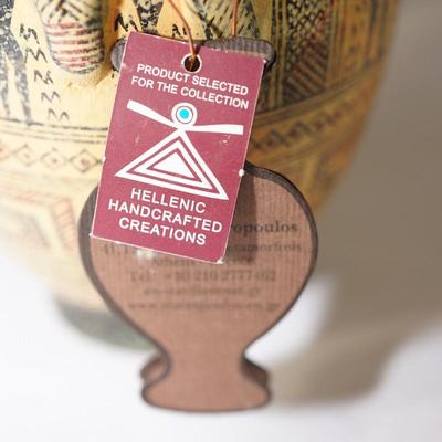 GROUPING OF FOUR STAVROPOULOS ANCIENT GREEK POTTERY REPRODUCTIONS OF QUALITY