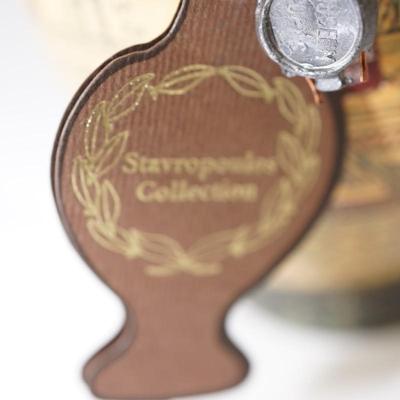 GROUPING OF FOUR STAVROPOULOS ANCIENT GREEK POTTERY REPRODUCTIONS OF QUALITY