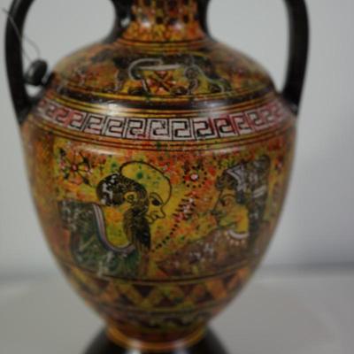 GROUPING OF FOUR STAVROPOULOS ANCIENT GREEK POTTERY REPRODUCTIONS OF QUALITY