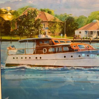 Wooden Boat Festival Madisonville 2019 Framed Matted Print Number ONE of 250