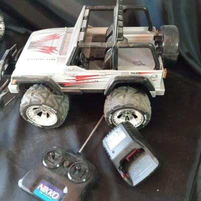 2 REMOTE CONTROL JEEPS WITH CHARGERS