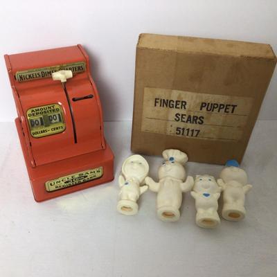772 Vintage Toy Lot Pillsbury Dough Boys & Bank