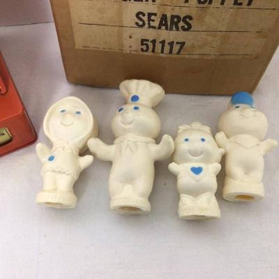 772 Vintage Toy Lot Pillsbury Dough Boys & Bank