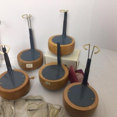 771 Doll Stand Lot Schmid Musical Kaiser Stands