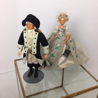 760 Peggy Nisbet Dolls George & Martha Washington