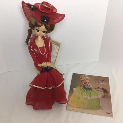 756 â€œLady In Redâ€ Elegant Dolls by Bradley