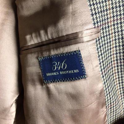 737 Burberry XL Silk Shirt & Brooks Brothers Blazer