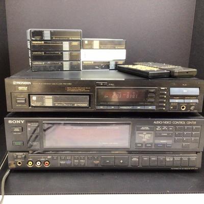 733 Pioneer & Sony Stereo Components