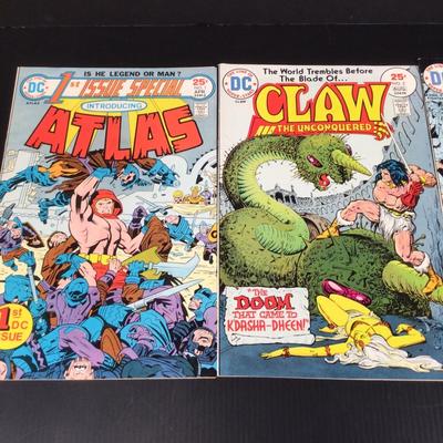 730 DC Comic Lot 1975 Atlas, Claw, Kung-Fu