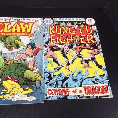 730 DC Comic Lot 1975 Atlas, Claw, Kung-Fu