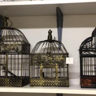 679 Metal Decorative Birdcage Lot