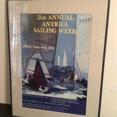 228 Sailing Week Framed Poster