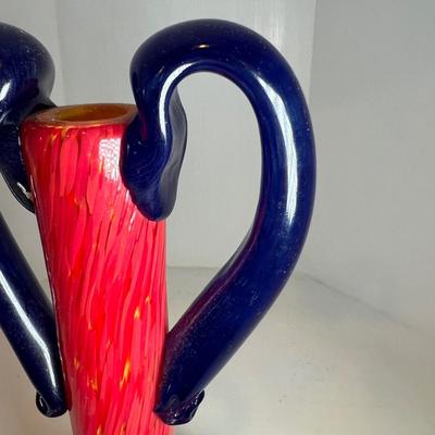 Lafiore Hand Blown Glass Vase (2K-RG)