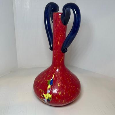 Lafiore Hand Blown Glass Vase (2K-RG)