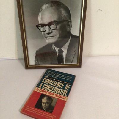 245 Barry Goldwater Signed Photo & Book