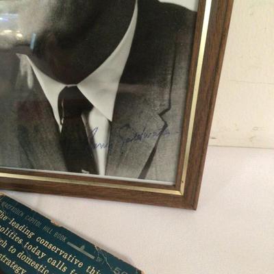 245 Barry Goldwater Signed Photo & Book