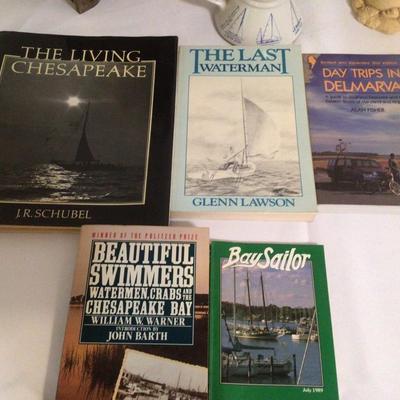 1200 Chesapeake Nautical Book Lot & decor