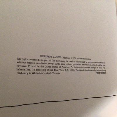 271 Shel Silverstein â€œDifferent Dancesâ€ HB 1st Edition
