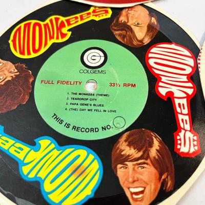 CEREAL BOX RECORDS MONKEES, JACKSON 5, ARCHIES, ETC.