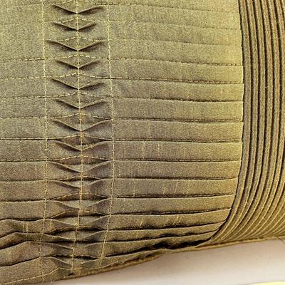 DESIGNER CUSHION PILLOW STITCHED PLEATED
