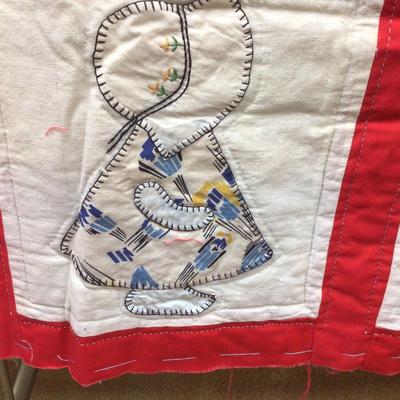 103 Vintage Scotch Bonnet Sue Quilt *unfinished
