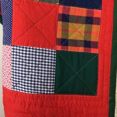 105 Bright Bold Patchwork Quilt
