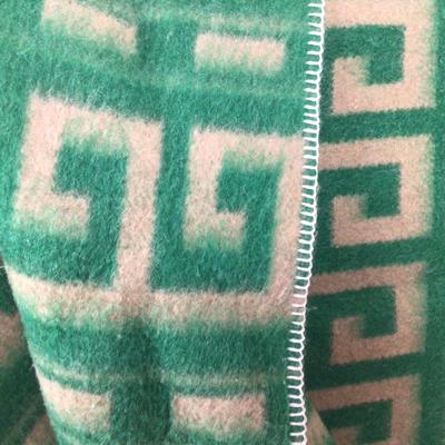 106 Vintage Bolivian Wool Blanket