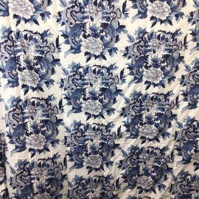 107 Ralph Lauren Blue & White Queen Comforter