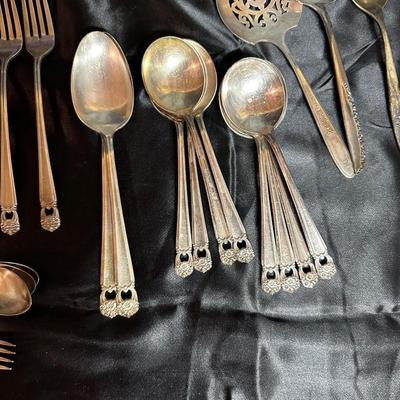 SILVER PLATED FLATWARE AND MORE