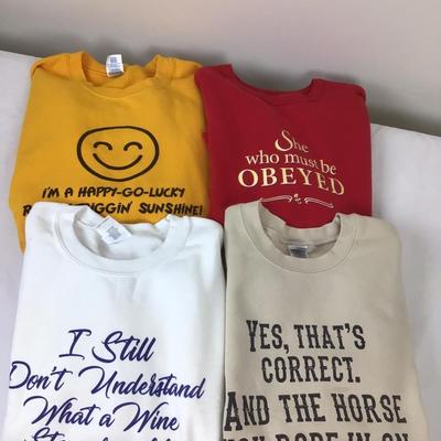 116 Humorous Sweatshirts