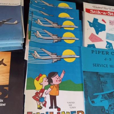 UNITED AIRLINES FUNLINER, THE VINTAGE AIRPLANE AND MORE