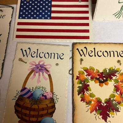 Slate Holiday Signs