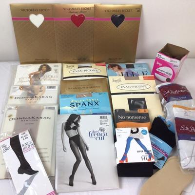 139 Ladies Hosiery Lot Donna Karan Victoriaâ€™s Secret
