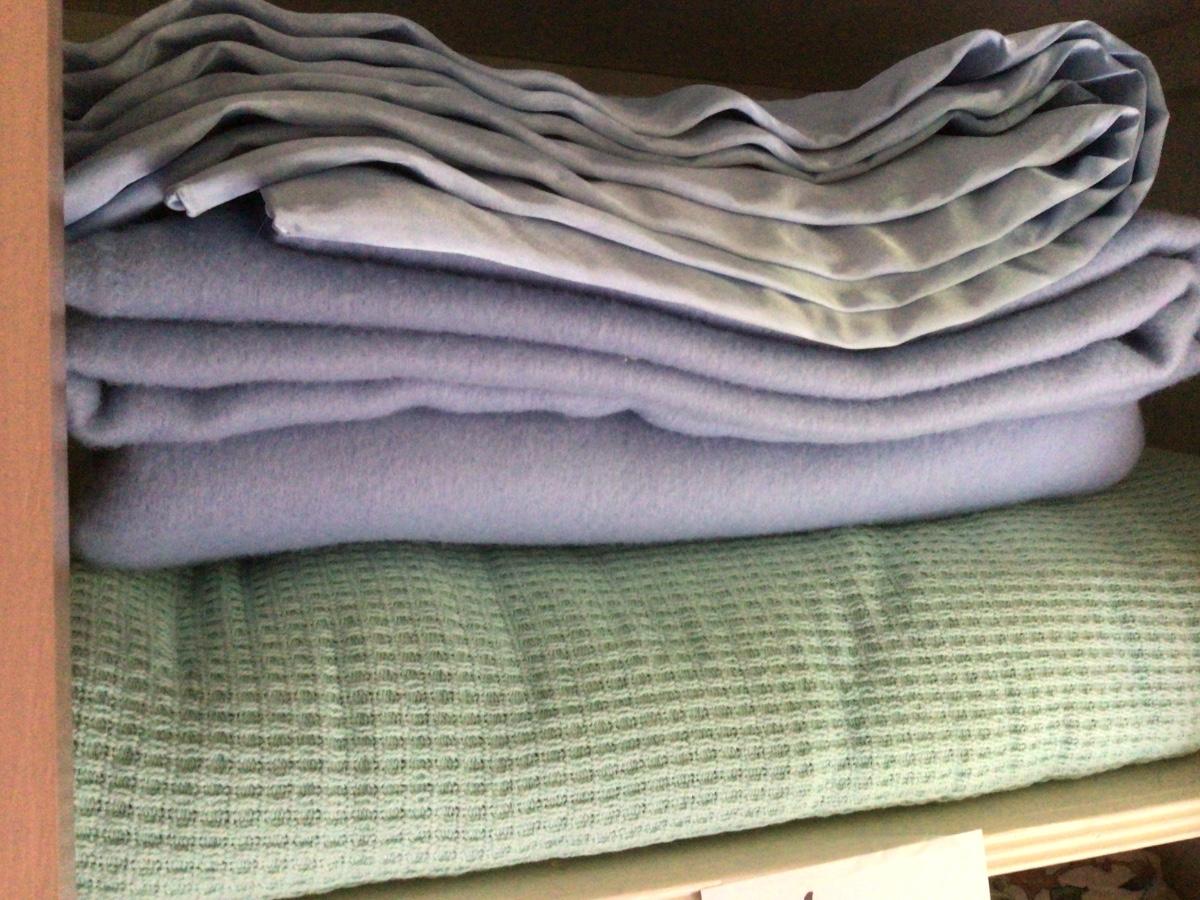 144 Blue & Green Blanket Lot