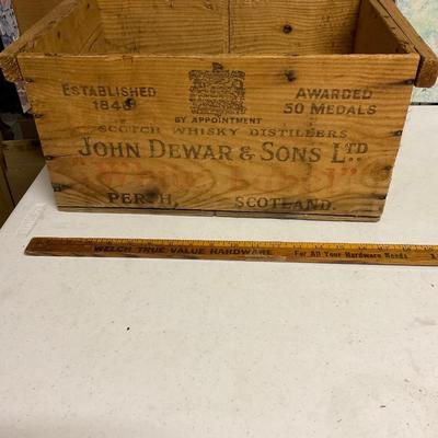 Antique Scotch Whisky Crate 1800â€™s