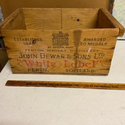 Antique Scotch Whisky Crate 1800â€™s