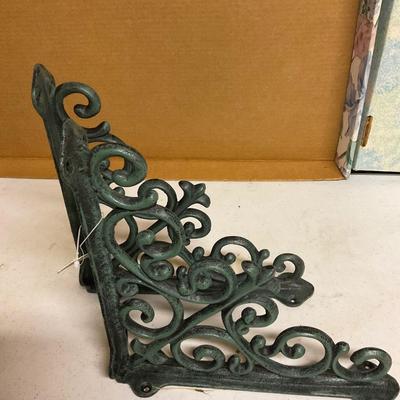 Two New 10â€ Decorative Shelf Brackets