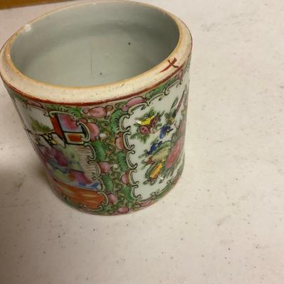 Antique Chinese Ceramic Spice Jar.