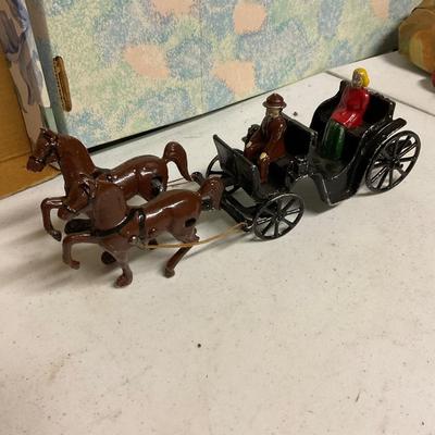 Stanley Horses And Carriage With People cast